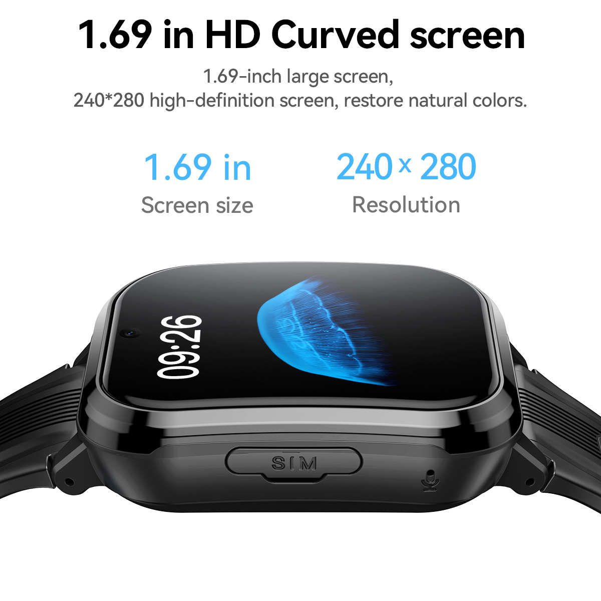 HOCO Y108 1.69인치 HD LCD 곡면 터치스 - Watch Display Pillow 리뷰 및 가격