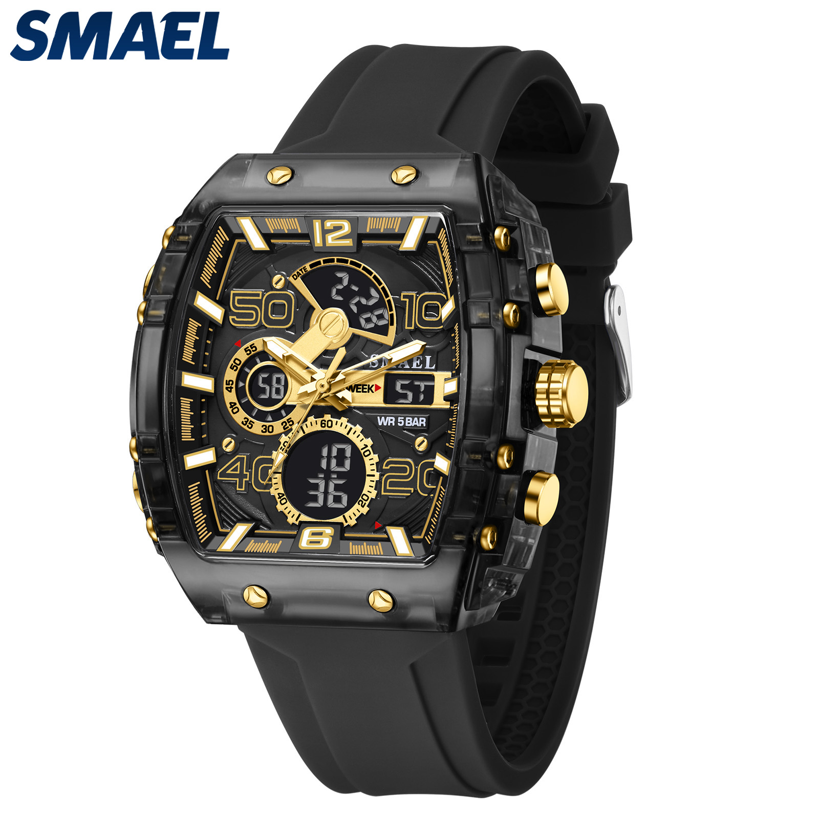 SMAEL 브랜드 8109 새로운 전자 시계 패션 스퀘 - Tide Watch Surf 리뷰 및 가격