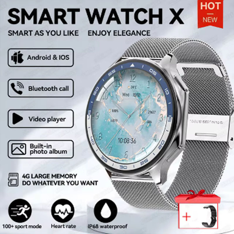 1.43인치 대화면 남녀공용 2025 건강 스마트워치  - Smartwatch Iphone Watch For Men 리뷰 및 가격