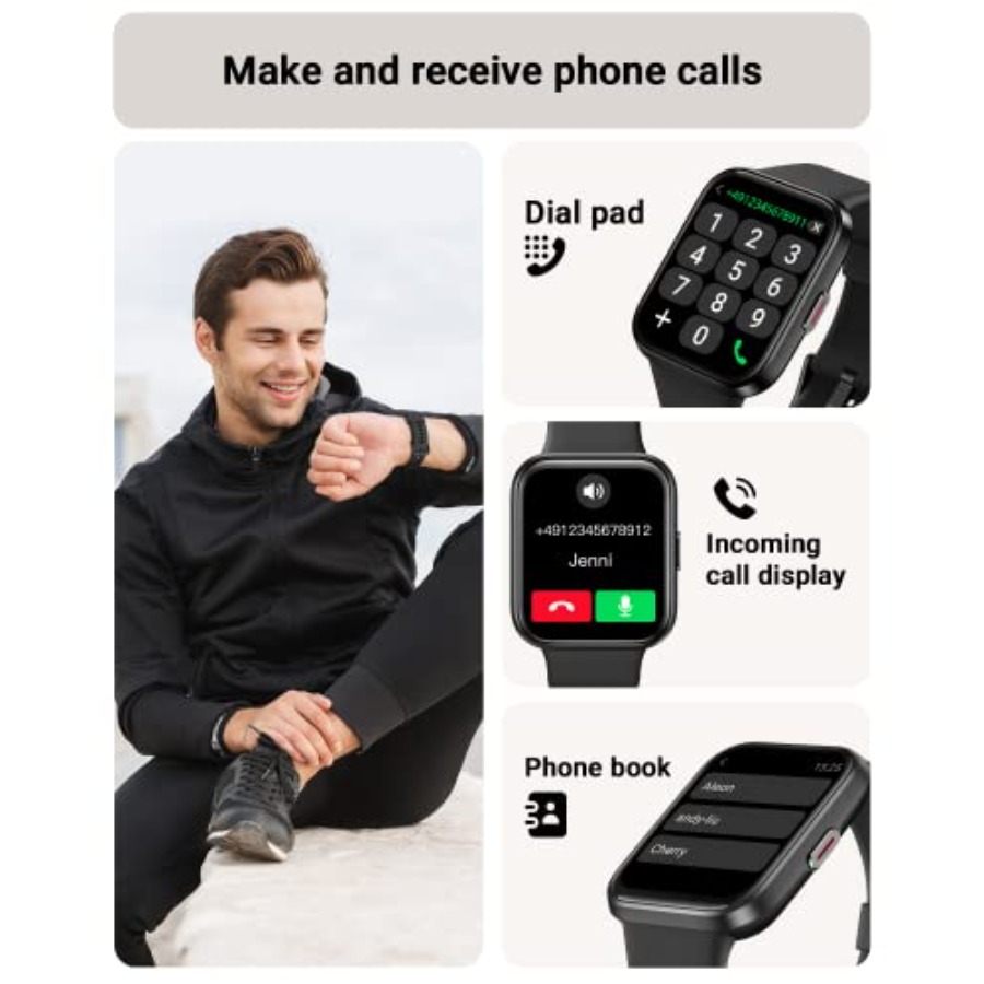 남녀공용 스마트워치 (안드로이드/아이폰/삼성 호환),  - Smartwatch Iphone Watch For Men 리뷰 및 가격