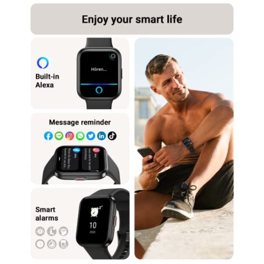 남녀공용 스마트워치 (안드로이드/아이폰/삼성 호환),  - Smartwatch Iphone Watch For Men 리뷰 및 가격